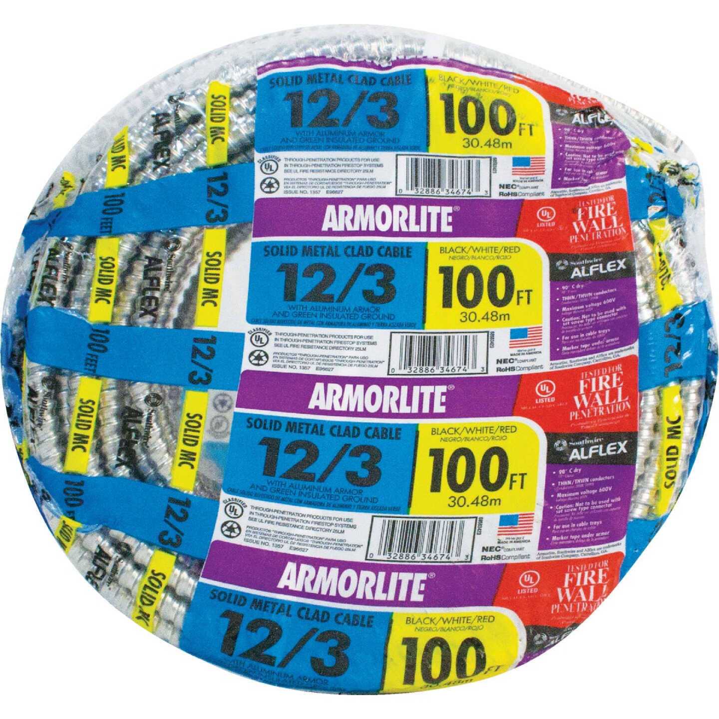 Southwire 100 Ft. 12/2 MC Armored Cable 68580023 - MT - Mrs Treak