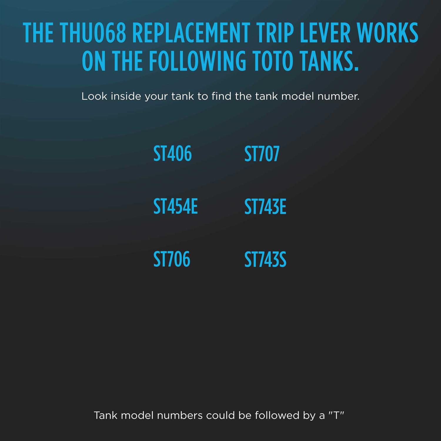 Toto Trip Lever - MT - Mrs Treak