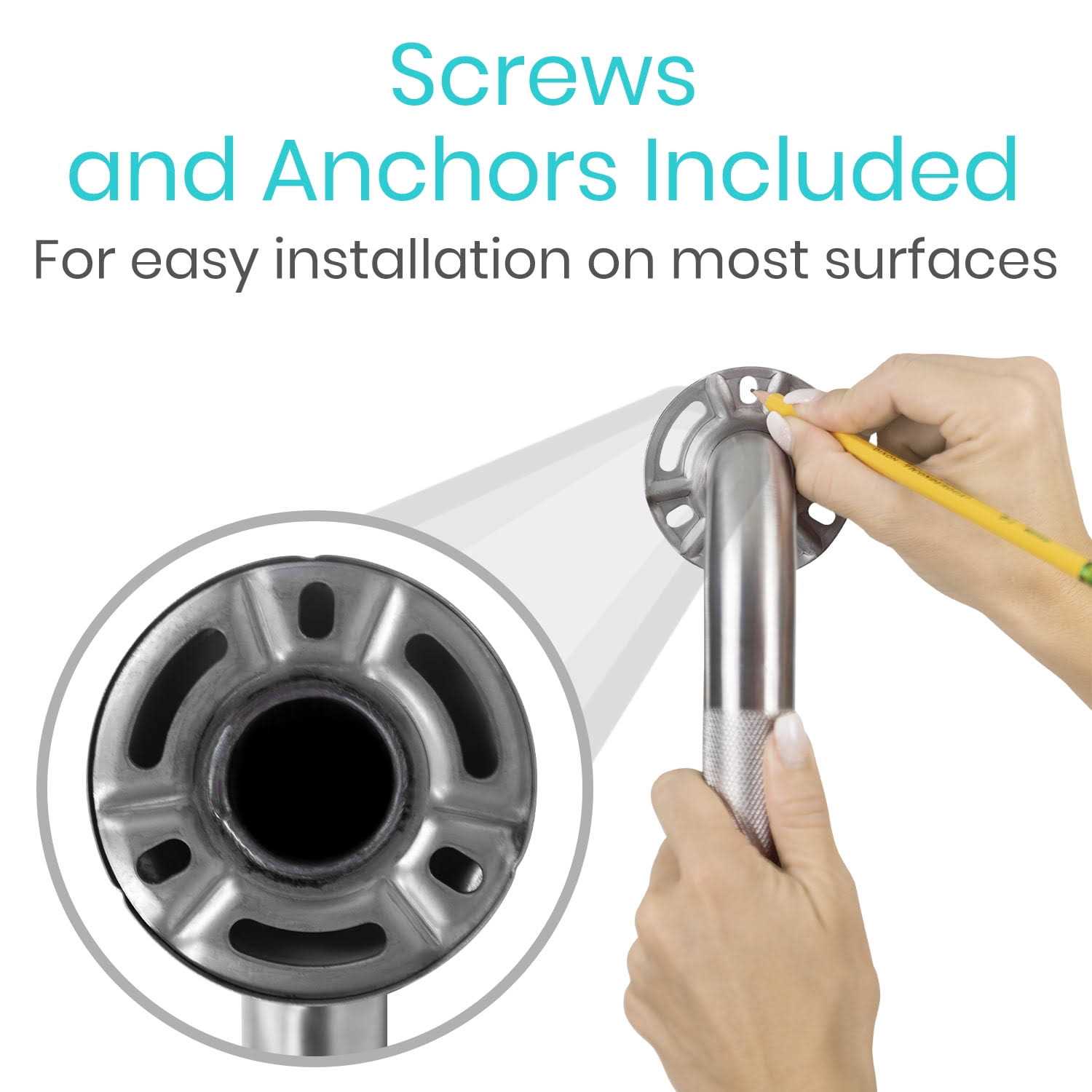 Vive Health Textured Grab Bars - MT - Mrs Treak