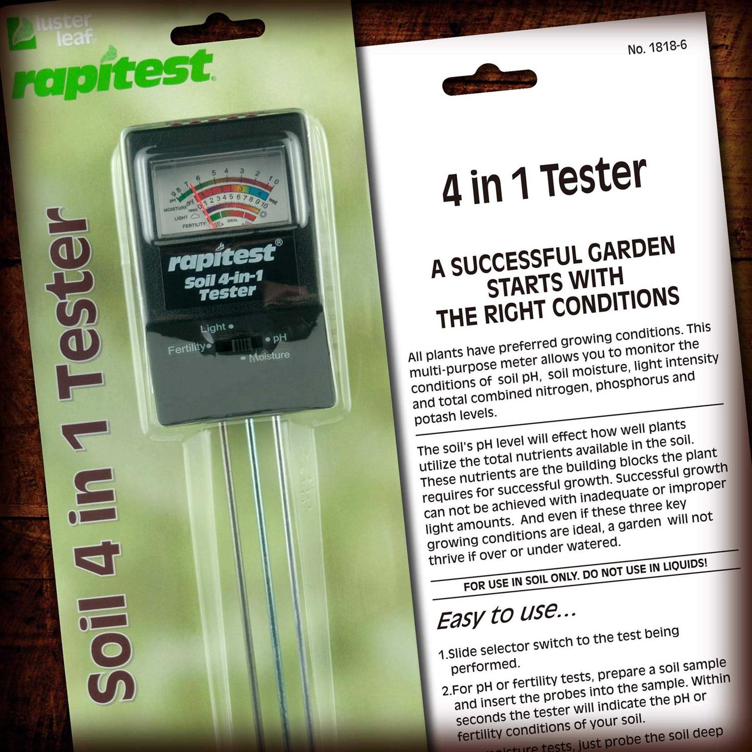 Luster Leaf Rapitest Mini Moisture Tester - MT - Mrs Treak