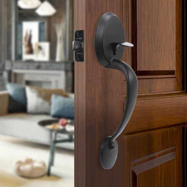 Defiant Wilmington Door Handleset with Hartford Knob - MT - Mrs Treak