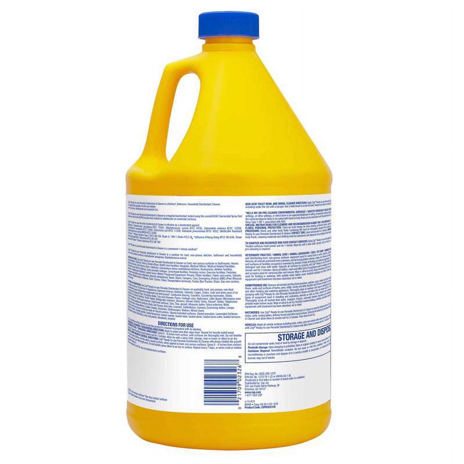 Zep No Scent Disinfectant Cleaner 1 gal 1 pk - Mrs Treak