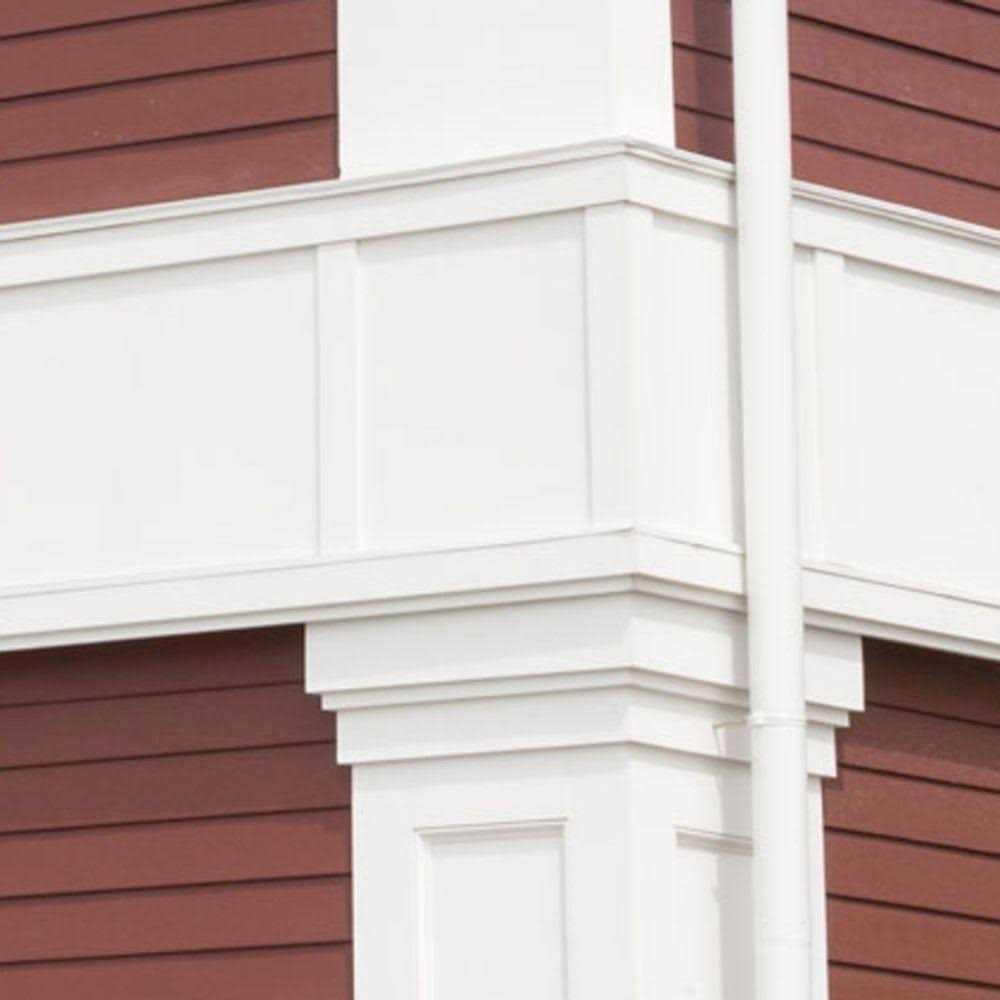 Veranda 1 in. x 8 ft. White PVC Trim - MT - Mrs Treak