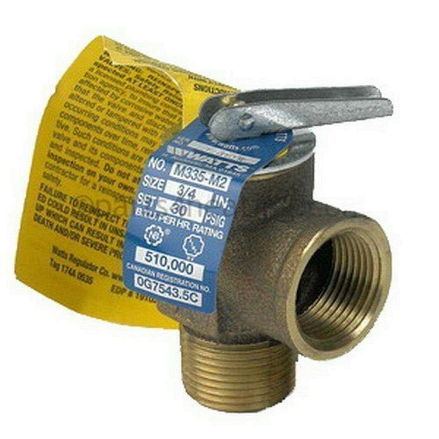 Watts 0274751 Relief Valve - MT - Mrs Treak