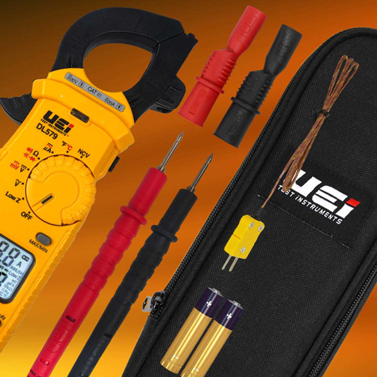 UEi DL389B Dual Display HVAC Clamp Meter - MT - Mrs Treak