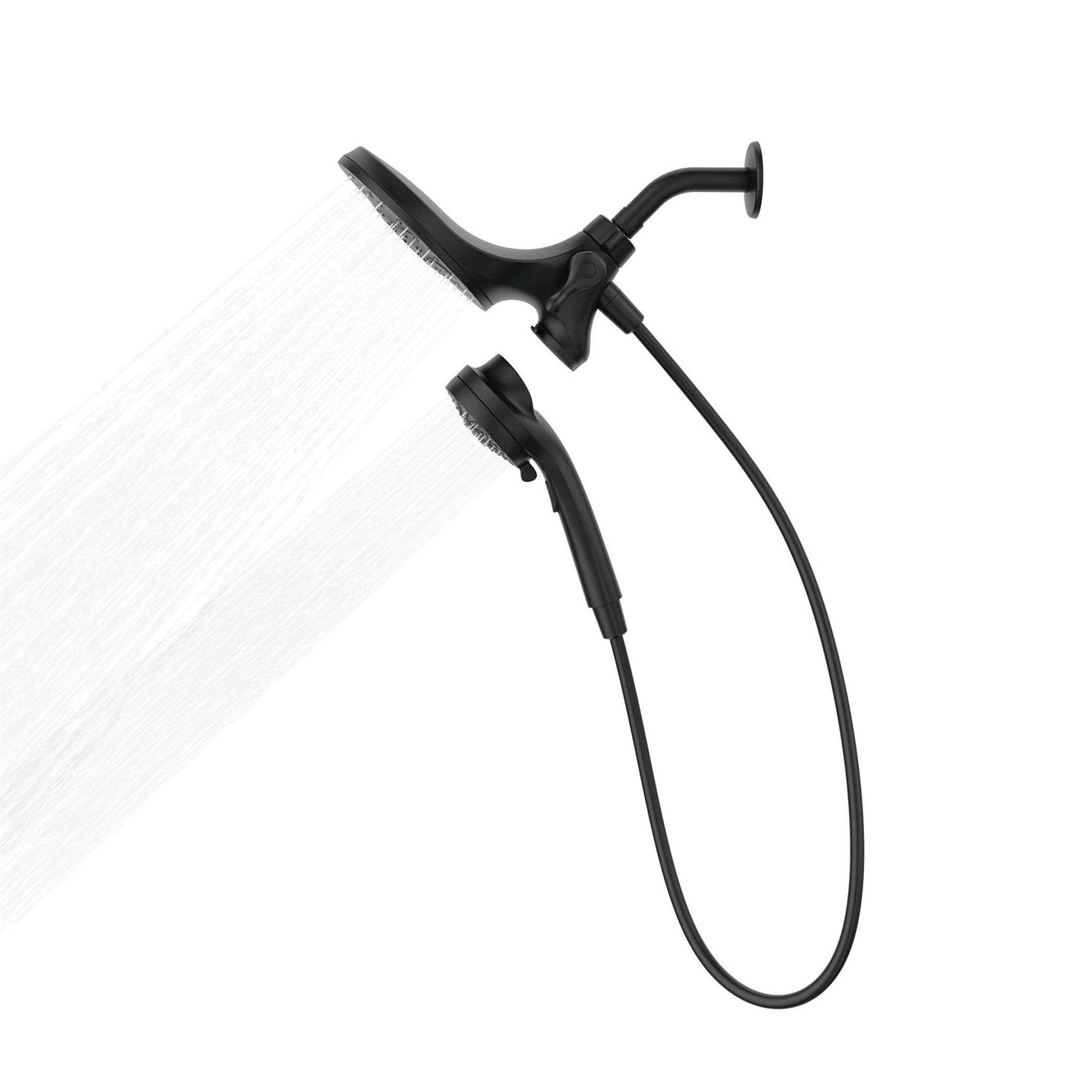 Moen Magnetix Engage Spot Resist Brushed Nickel Round Rain Shower Head Handheld Shower Head 2.5-GPM - MT - Mrs Treak