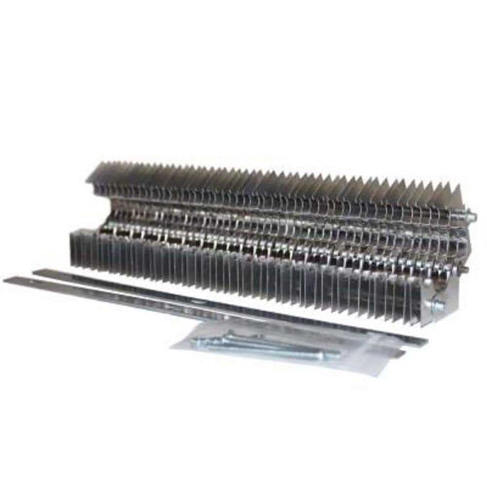 FabTek Logic Fin Clamp Baseboard Element for 1 in. Copper Baseboard Piping 2 ft. Section - MT - Mrs Treak