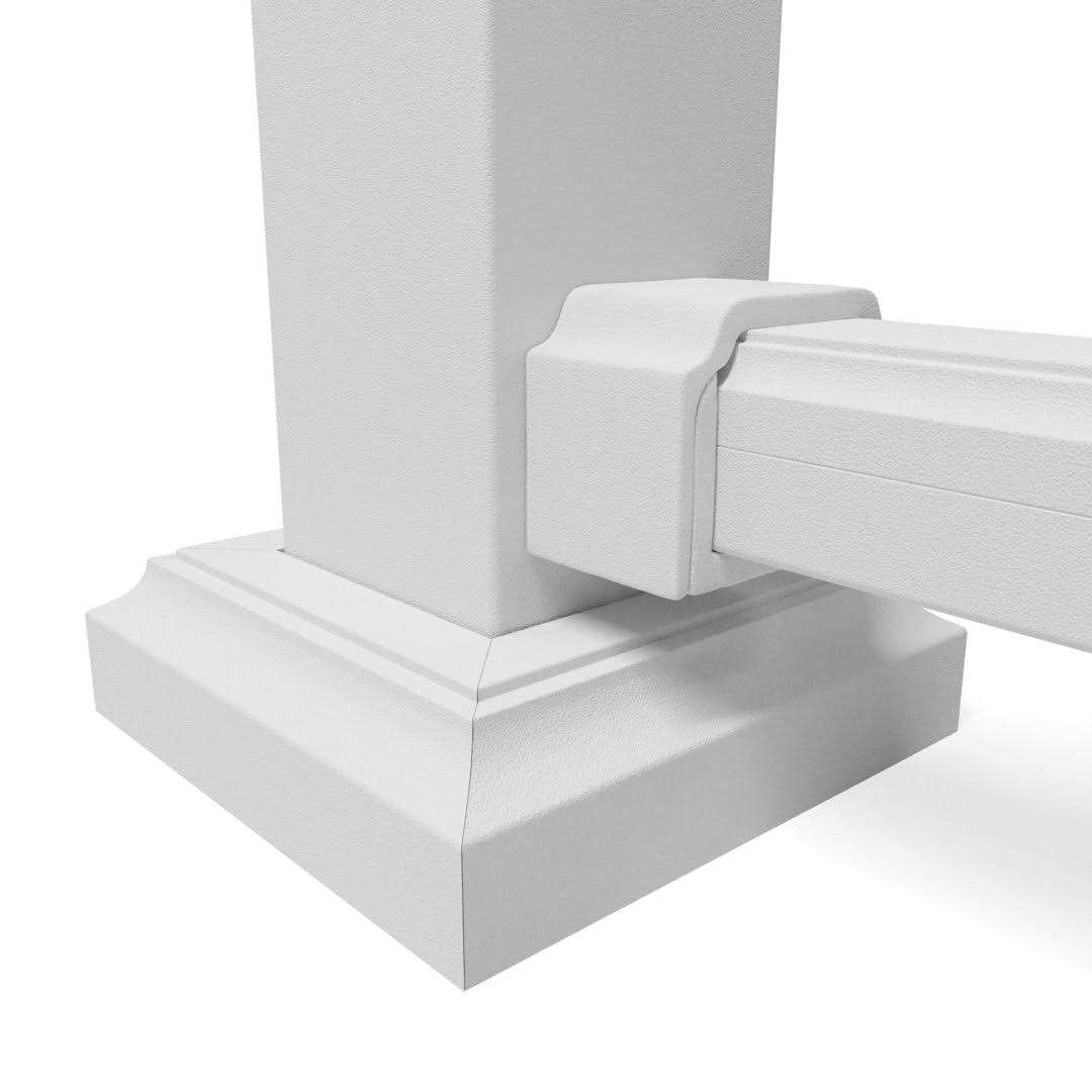 Ultra Max 2.5 in. x 2.5 in. x Textured Powder Coated Aluminum Deck Post Kit - MT - Mrs Treak