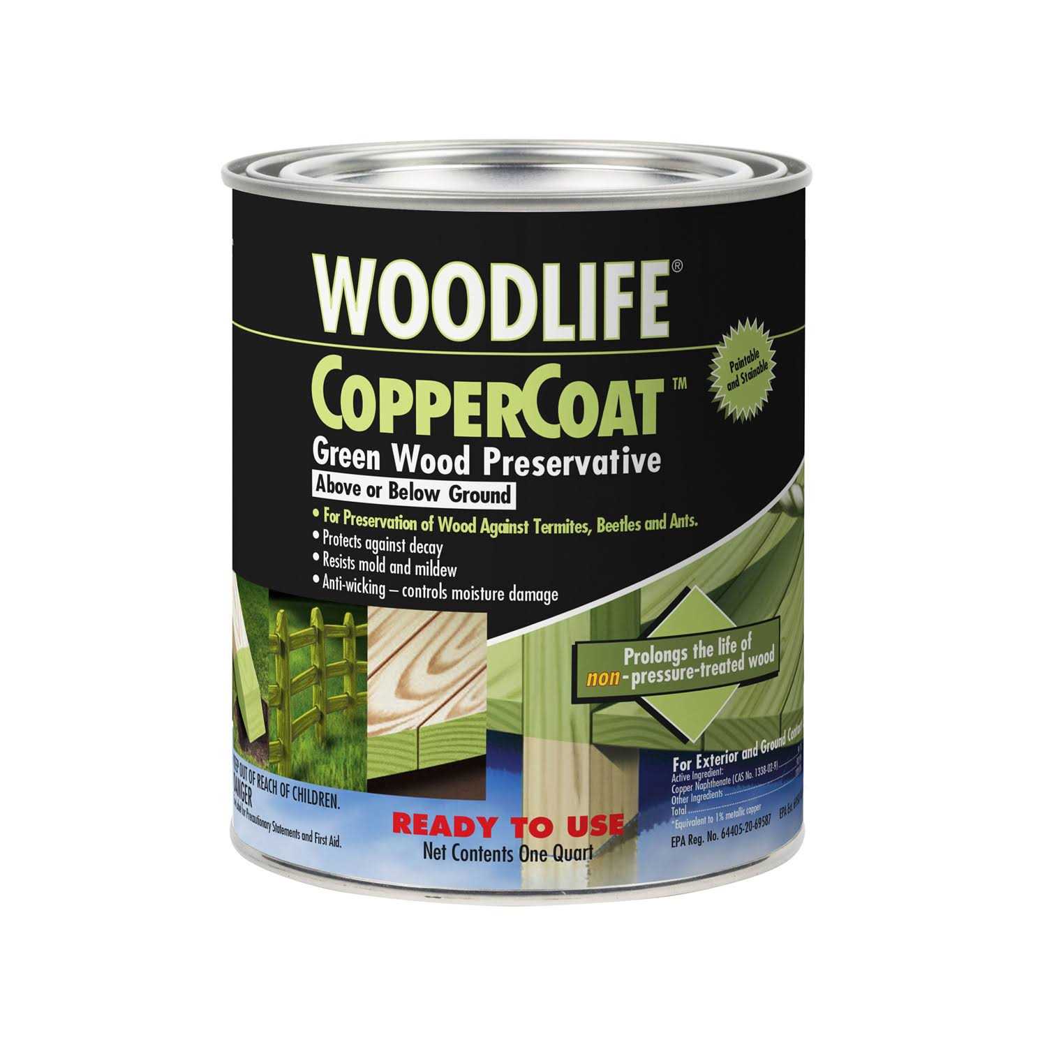 Woodlife Coppercoat Green Wood Preservative - MT - Mrs Treak