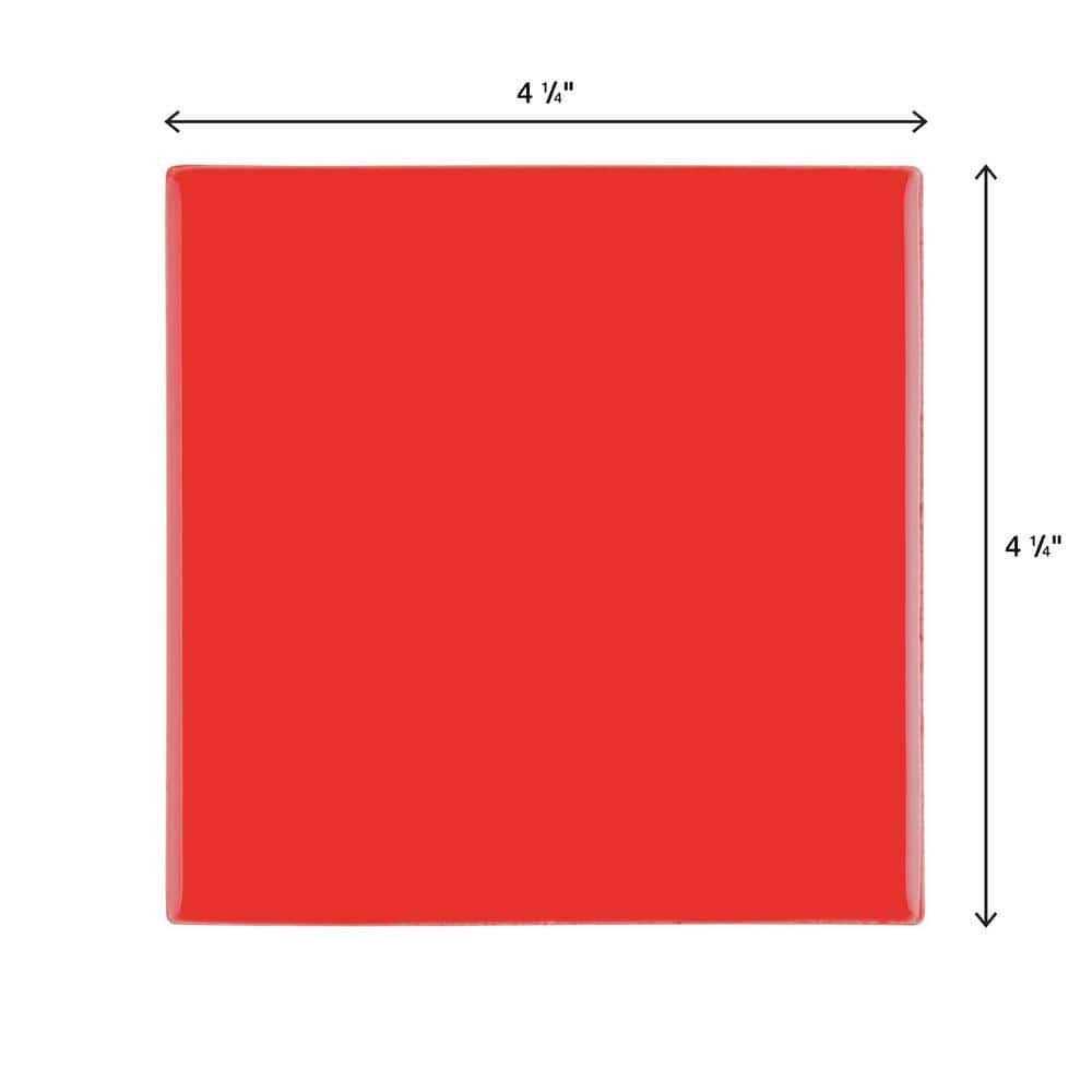 Daltile Restore Red 6 in. x 6 in. Glazed Ceramic Wall Tile - MT - Mrs Treak