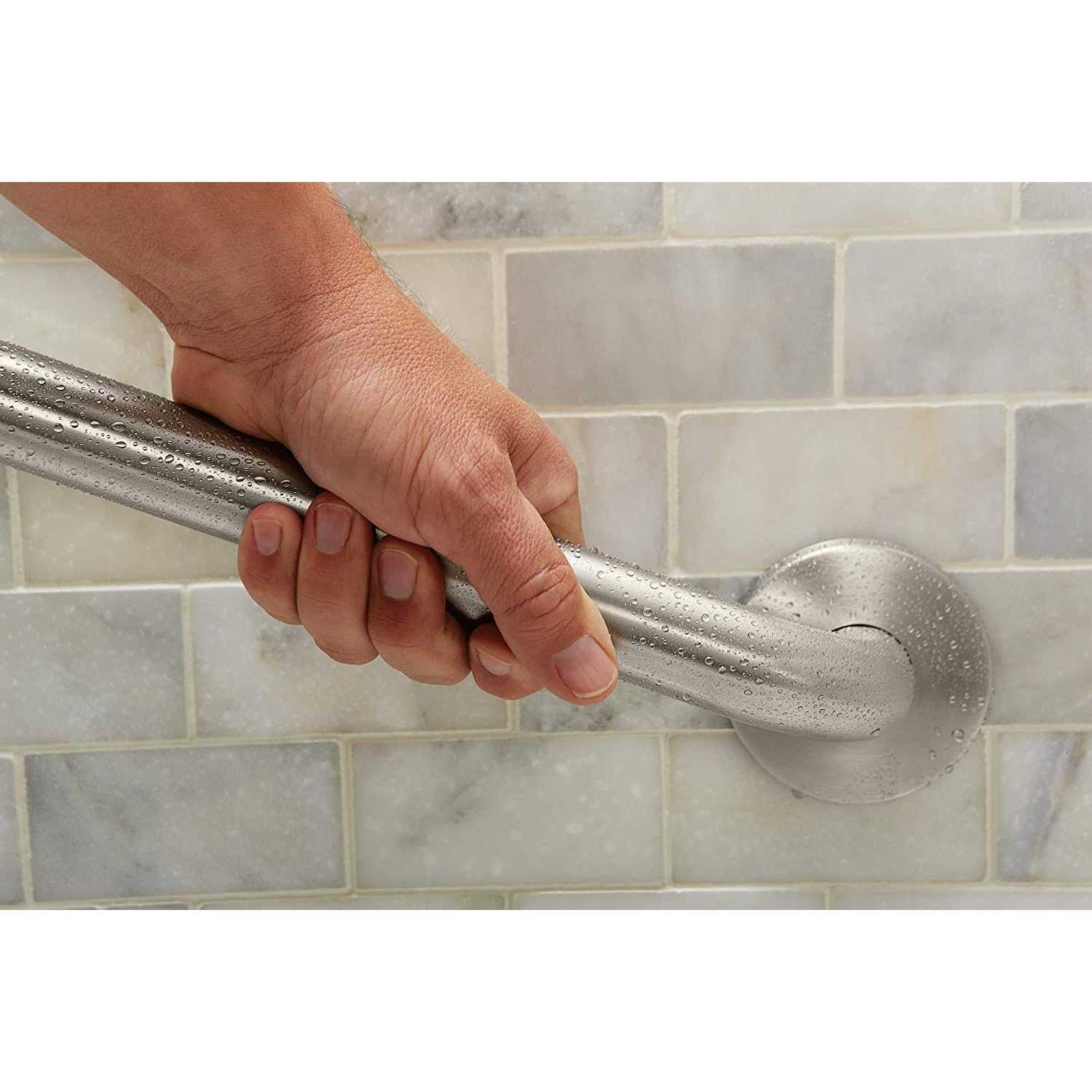 Moen Glacier 24 Concealed Screw Grab Bar - MT - Mrs Treak