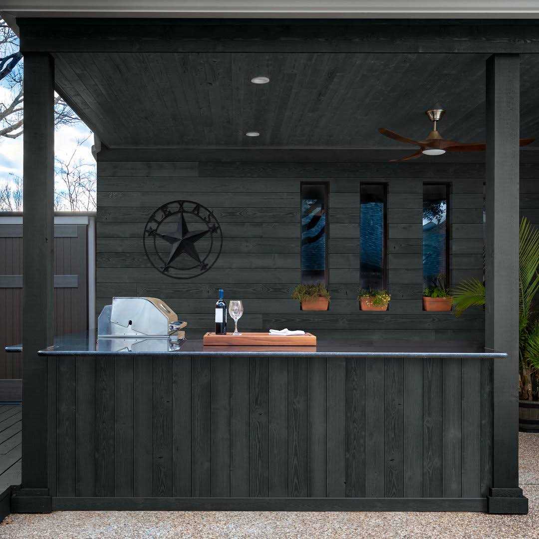 UFP-Edge 1 in. x 4 in. x 8 ft. Charred Wood Natural Pine Trim Board (2-Pack), Natural Charred - MT - Mrs Treak