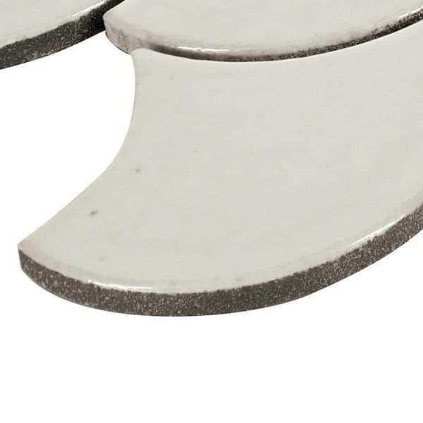 Daltile Miramo 13 in. x 13 in. Glazed Ceramic Fan Mosaic Tile - MT - Mrs Treak