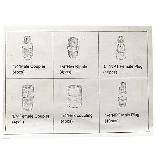 TL TOOLEGIN 3/8 NPT Male x NPT Female Brass Bushing Reducer Adapter Reducing Pipe Fitting 5pcs 1200 PSI - MT - Mrs Treak