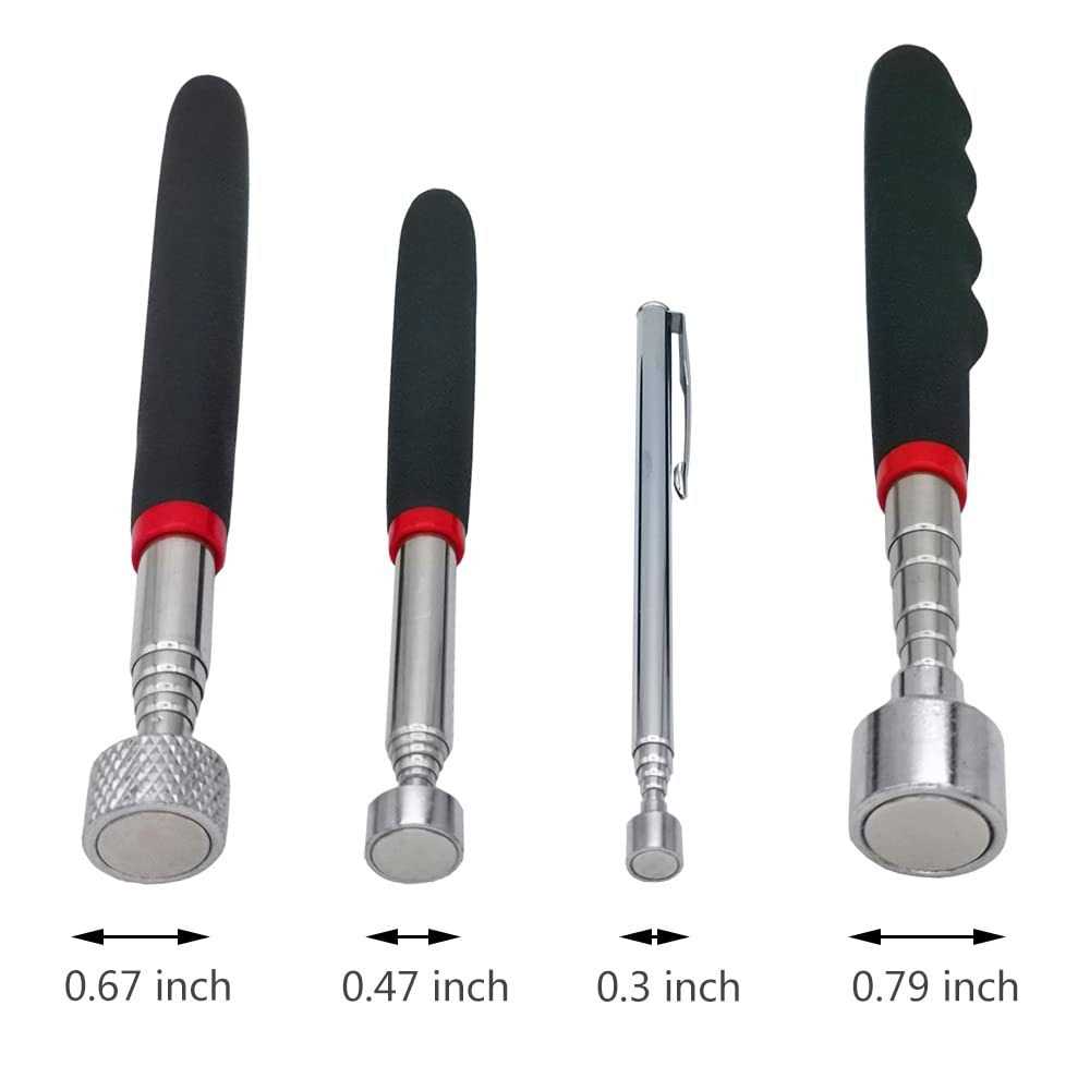 Magnetic Pick Up Tool 4 Pack Telescopic Magnet Stick Birthday Gifts for Men - MT - Mrs Treak
