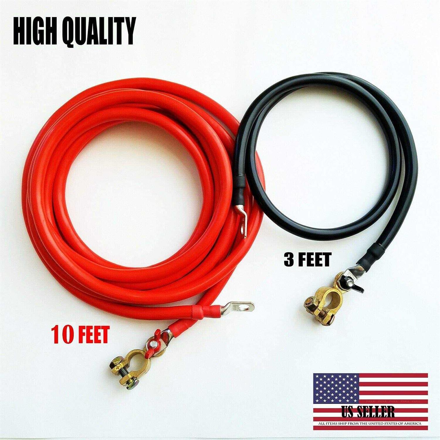 PAKA TOOLS Battery Relocation Kit 2 Awg Cable Top Post - MT - Mrs Treak