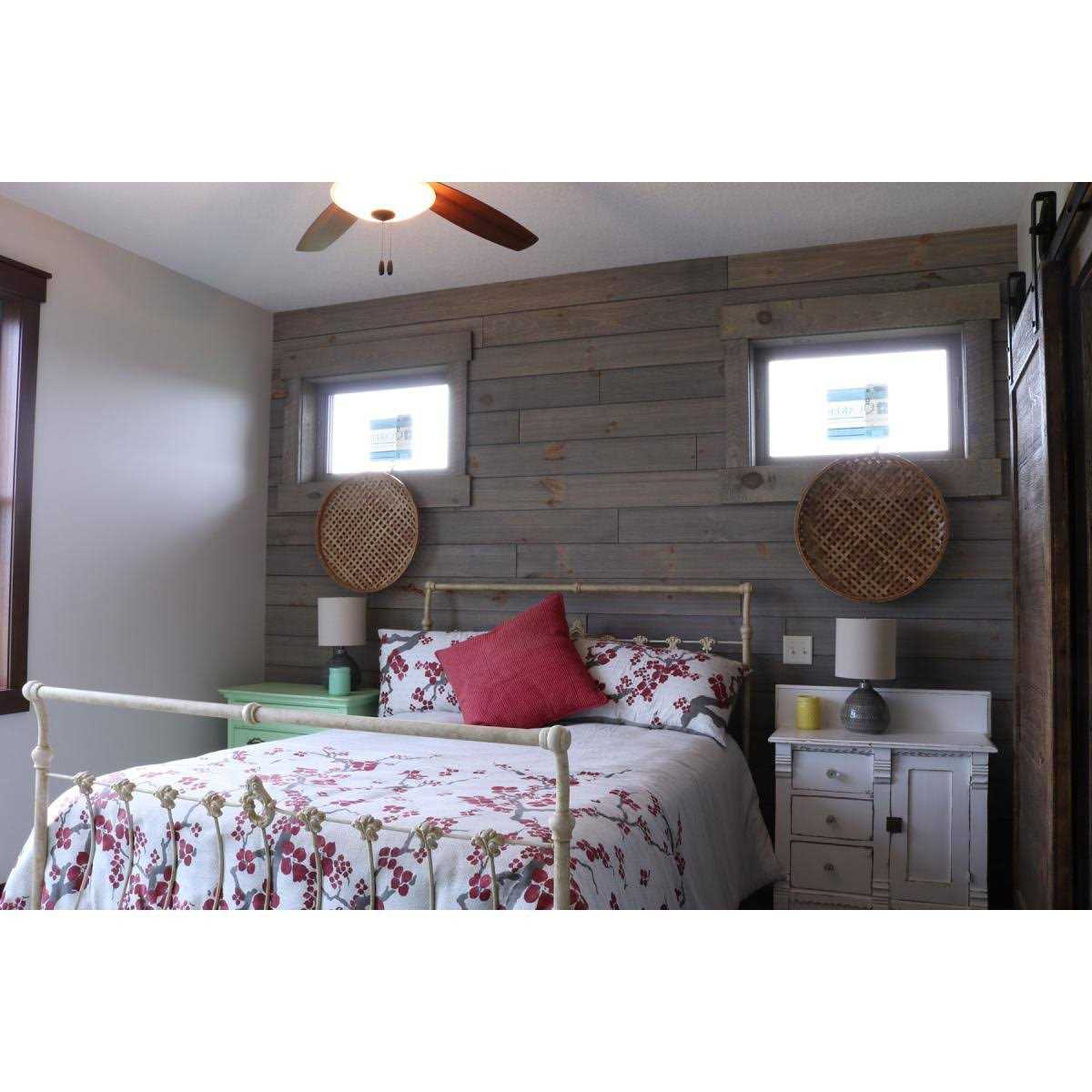 Ekena Millwork 1/4W x 96L Barntique Gaynes Reversible Ship Lap or Nickel Gap Barnwood Wall Coverings - MT - Mrs Treak