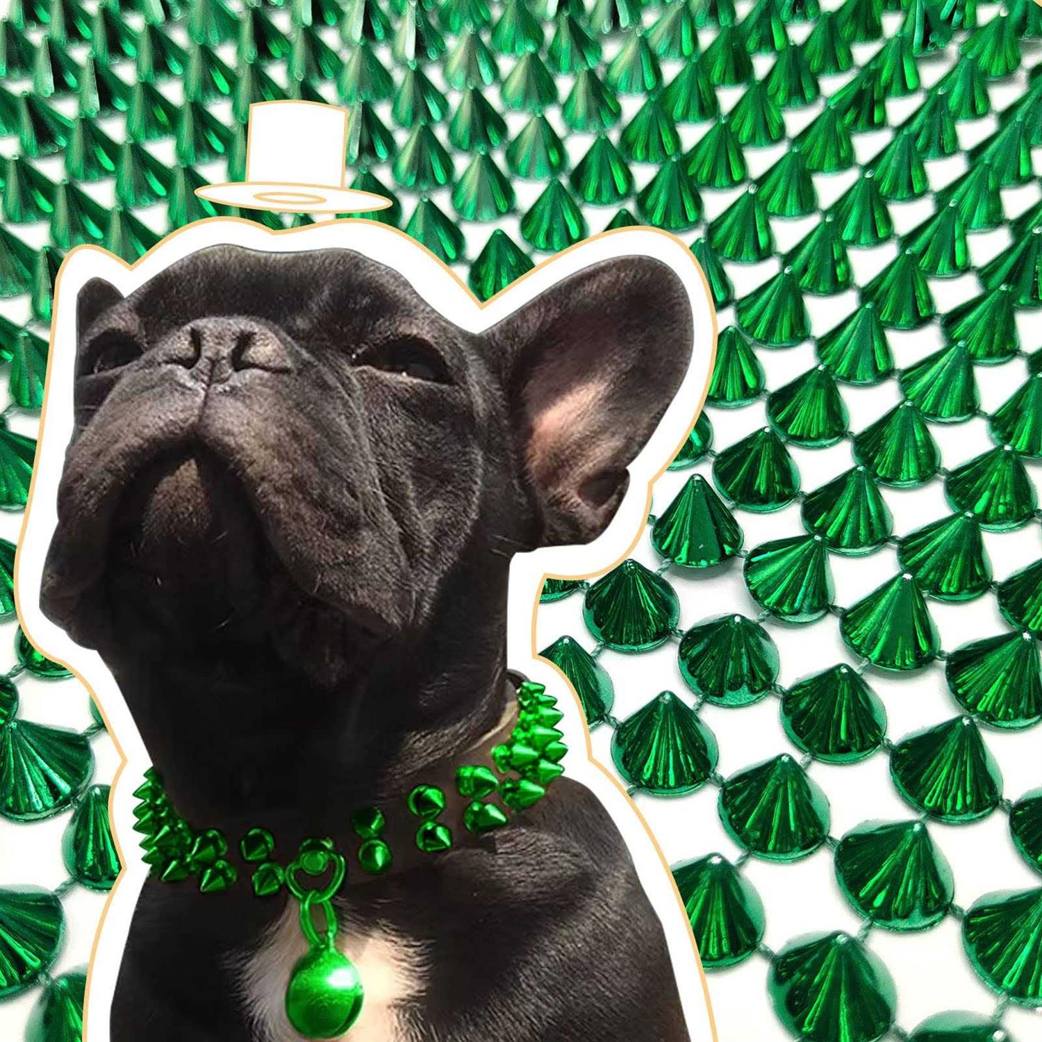 Yhsheen 1 Yard Sew Stitch On Spike Stud Rivet Flat-Back Punk Rock Trim Ribbon mesh Bead Craft - MT - Mrs Treak