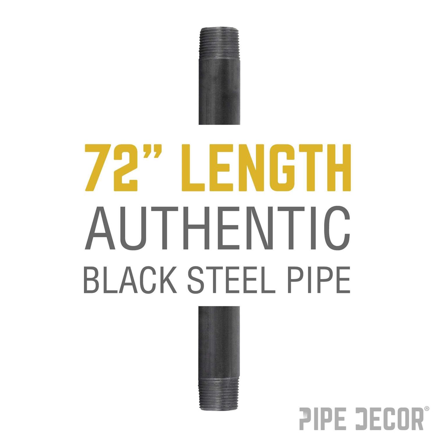 STZ Black Steel Sch. 40 Cut Pipe - MT - Mrs Treak