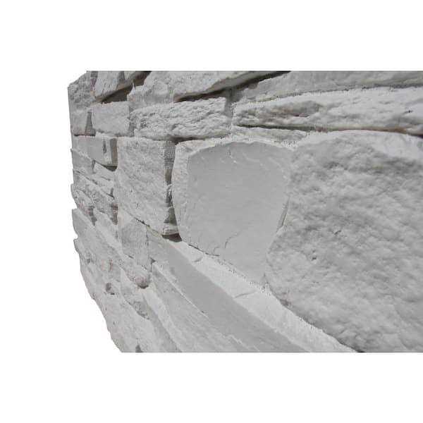 TRITAN BP Ledge Stone 48 in. x 24.25 in. Polyurethane Interlocking Siding Panel - MT - Mrs Treak
