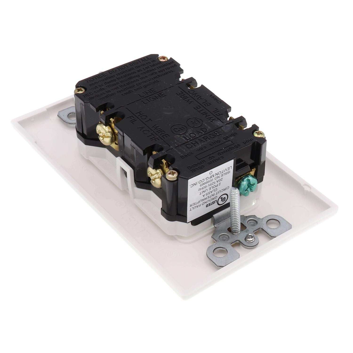 Leviton GFTR2-5LW 20A 125V Receptacle - MT - Mrs Treak