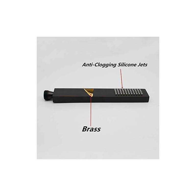 Enga Hand-held Shower Head Set Brass Handheld Shower Wall Mount and Hose - MT - Mrs Treak