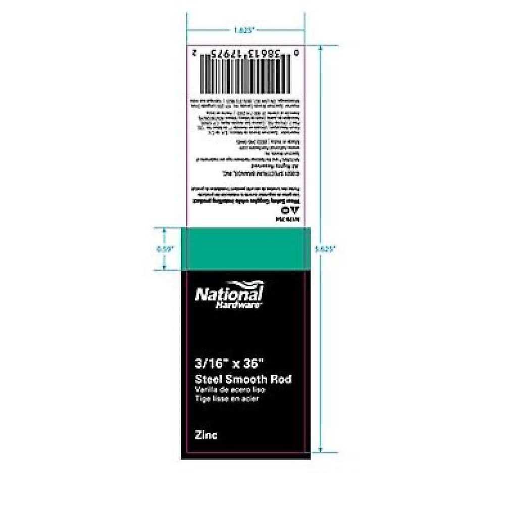 National Hardware N151-985 835 Cane Bolt - MT - Mrs Treak