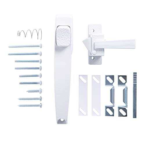 Wright Products Pull Handle Latch White Vil333wh - MT - Mrs Treak