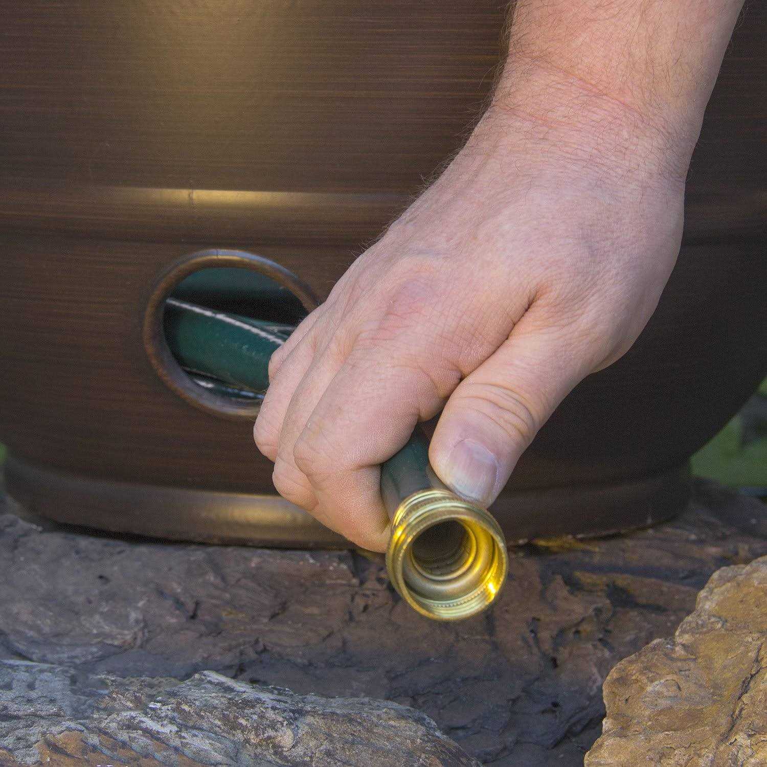 Liberty Garden 1917 Decorative Rustic Garden Hose Storage Pot - MT - Mrs Treak