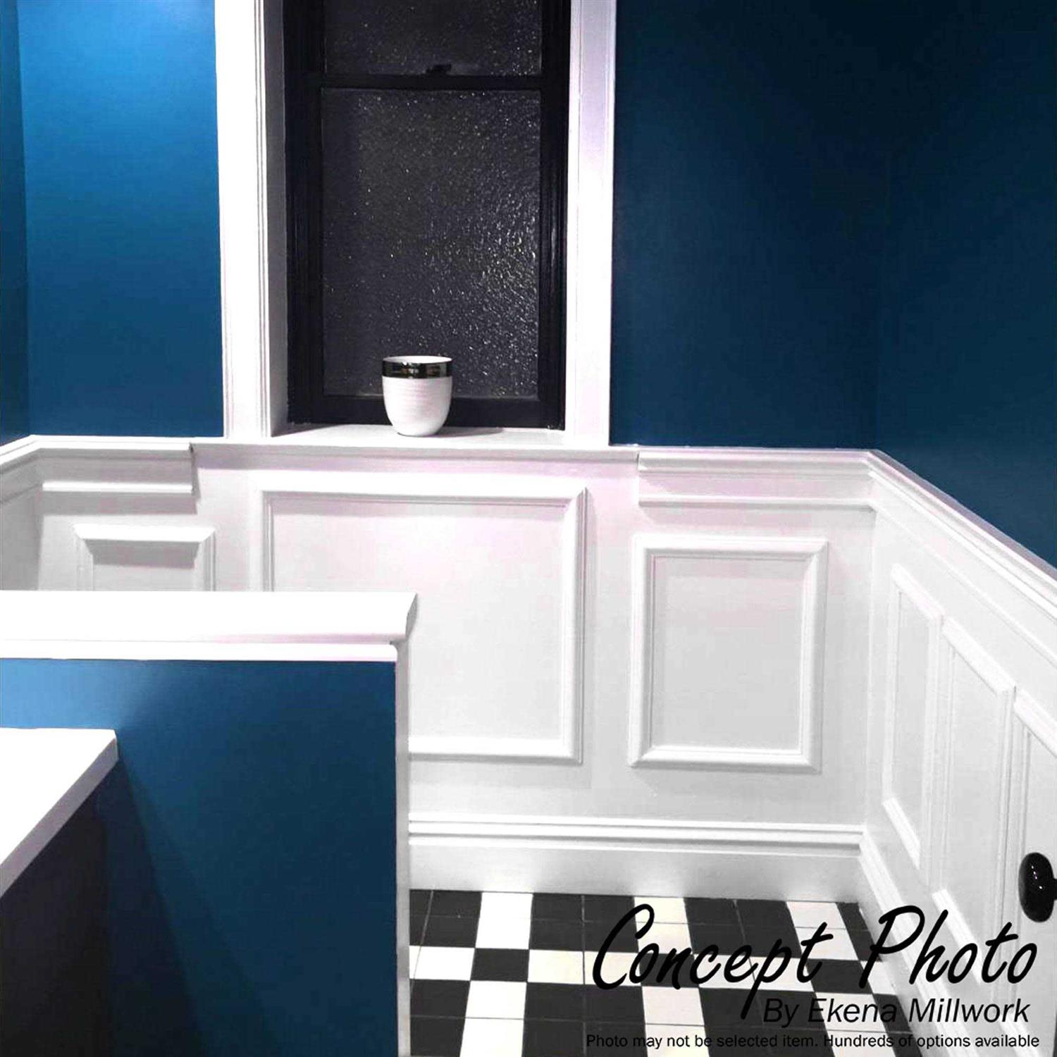 Ekena Millwork PNL22X09LE 21 5/8W x 8 5/8H x 5/8P Legacy Rectangle Wall/Door Panel - MT - Mrs Treak