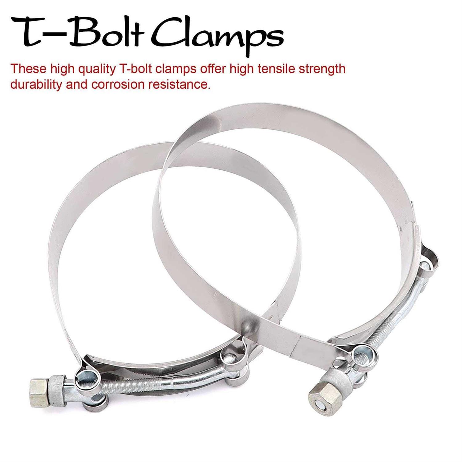 TuoLauthon 4-Ply 90 Degree Elbow Coupler Silicone Hose Length 102mm Thickness 5mm with 2 T-Bolt - MT - Mrs Treak