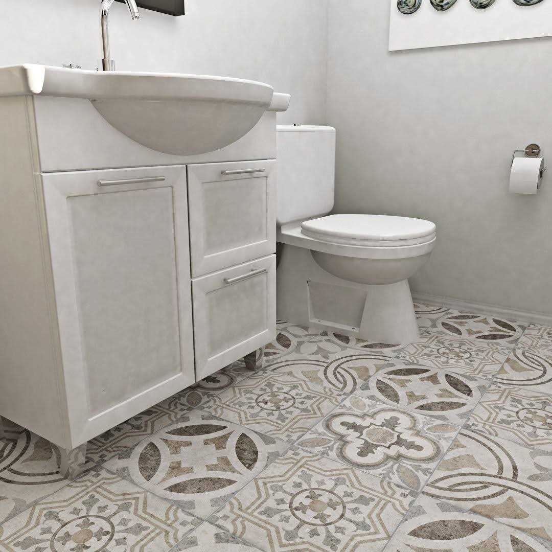 Llama Arte Loire 10 x 10 Porcelain Patterned Wall & Floor Tile Merola Tile - MT - Mrs Treak