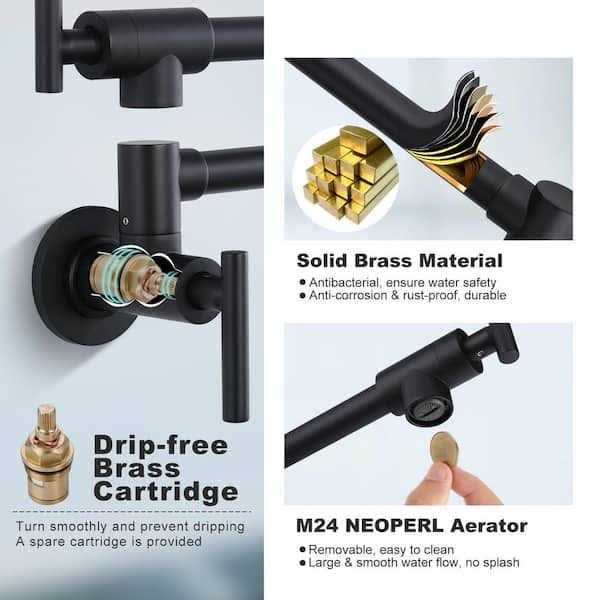 WOWOW 3090600D Tub and Shower Faucet with Rough-in Valve Finish - MT - Mrs Treak