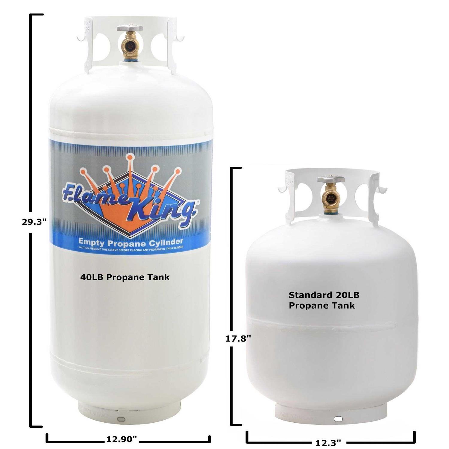 Flame King 40 Dual Propane Bottle Rack KT40MNT - MT - Mrs Treak
