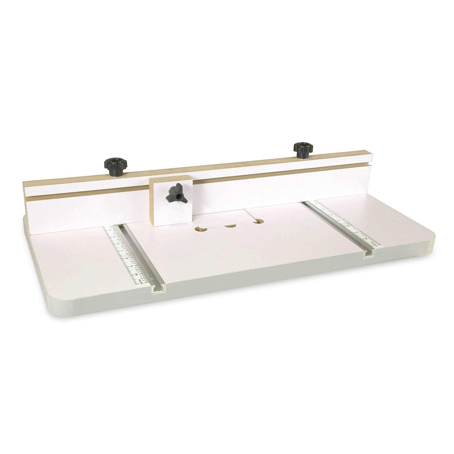 WEN 24-by-12-Inch Drill Press Table with an Adjustable Fence and Stop Block - MT - Mrs Treak