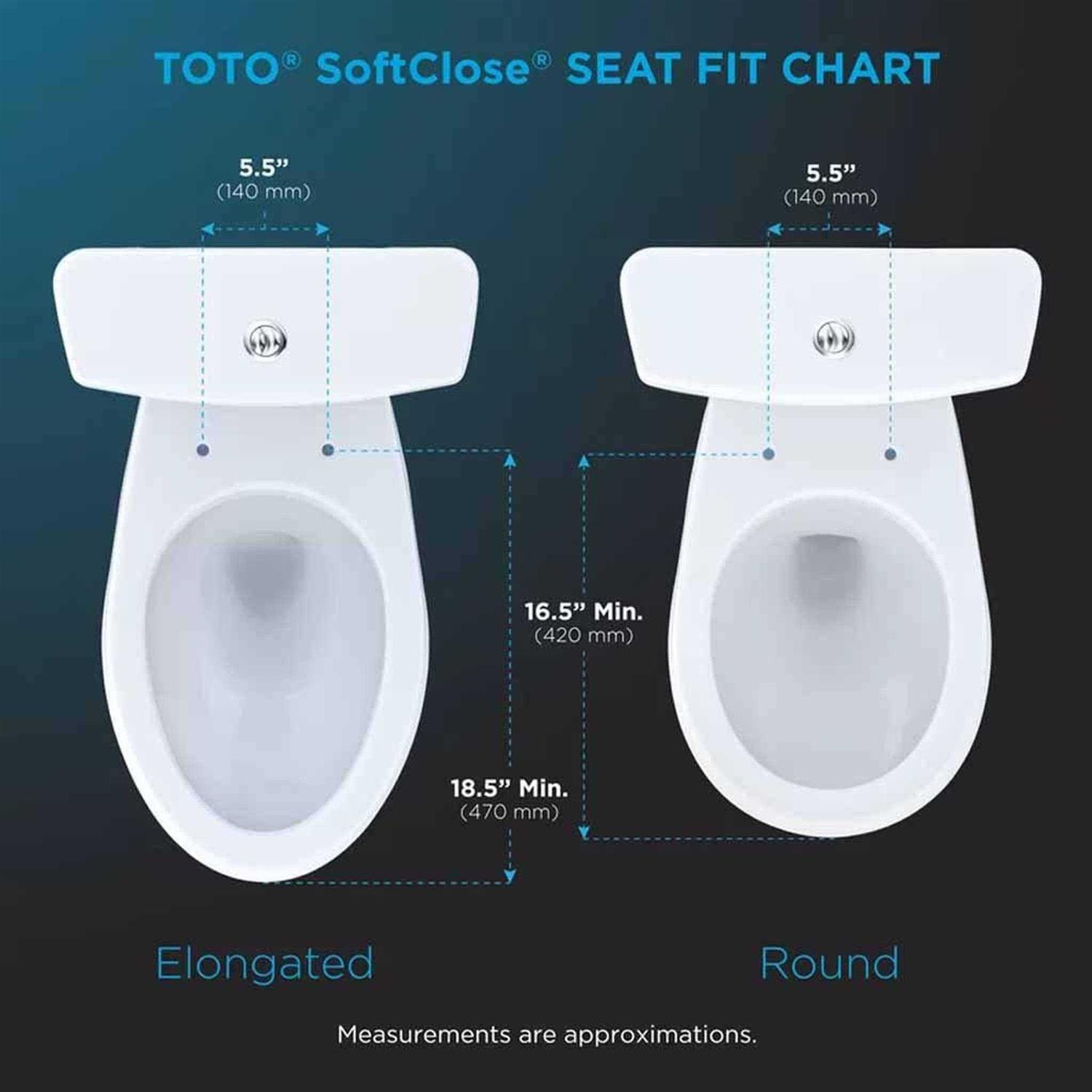 TOTO Traditional SoftClose Elongated Toilet Seat SS154# - MT - Mrs Treak