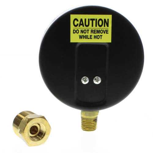 Watts LFDPTG-1 3 Bottom Entry Pressure & Temperature Gauge - MT - Mrs Treak