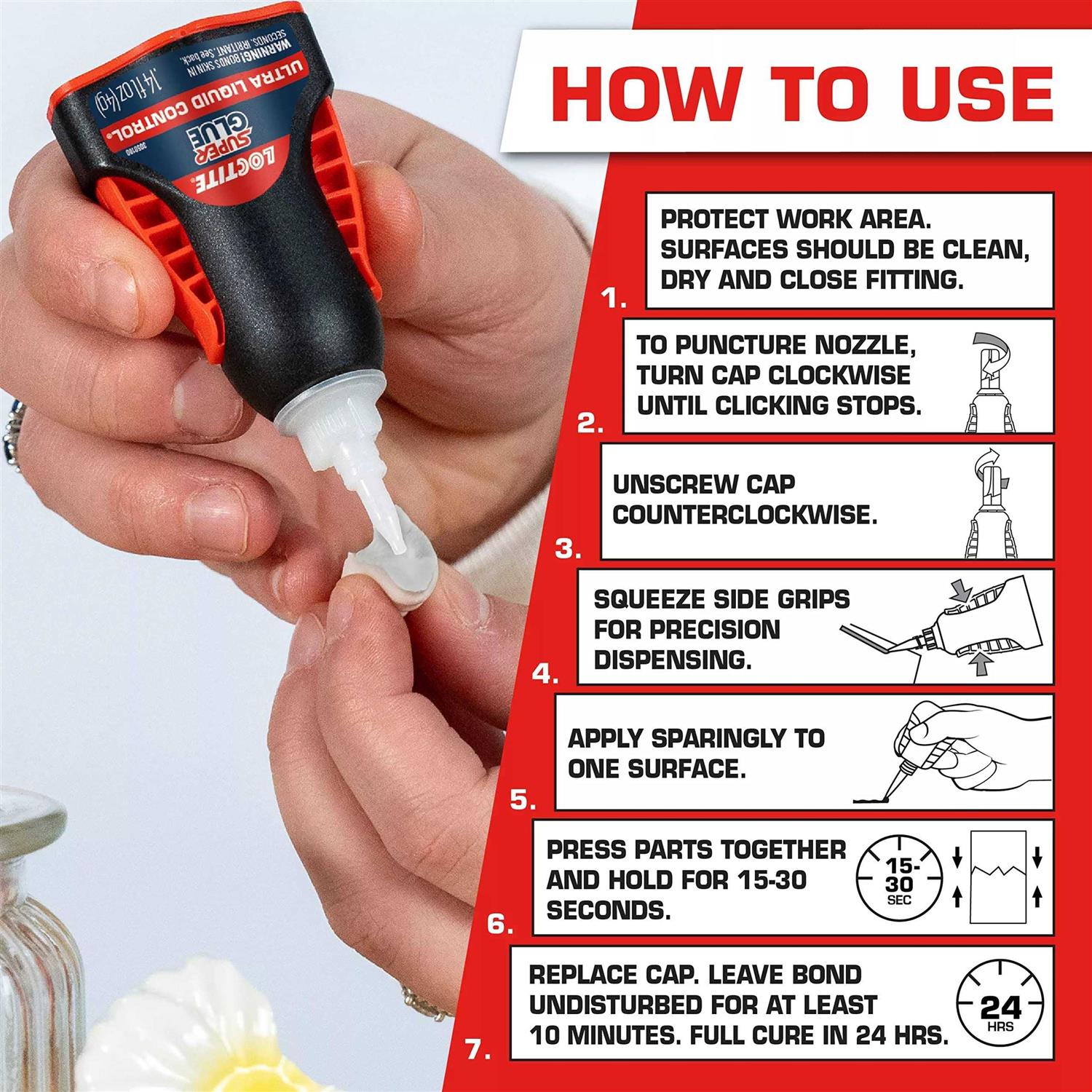 Loctite Super Glue Ultra Control Liquid - MT - Mrs Treak
