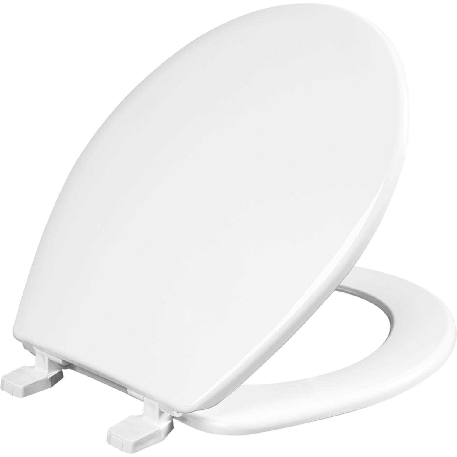 Mayfair Round Premium Soft Toilet Seat with Chrome Hinges White - MT - Mrs Treak