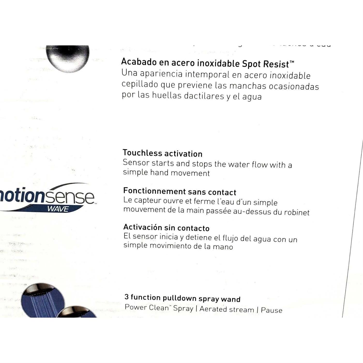 Moen CA87888 Chrome Caldwell Handle Kitchen Faucet - MT - Mrs Treak