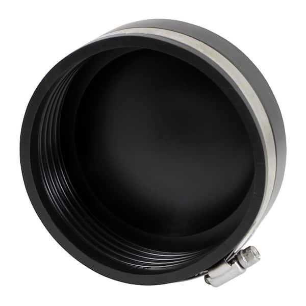 The Plumber’s Choice 6 in. PVC Flexible Coupling with Stainless Steel Clamps - MT - Mrs Treak