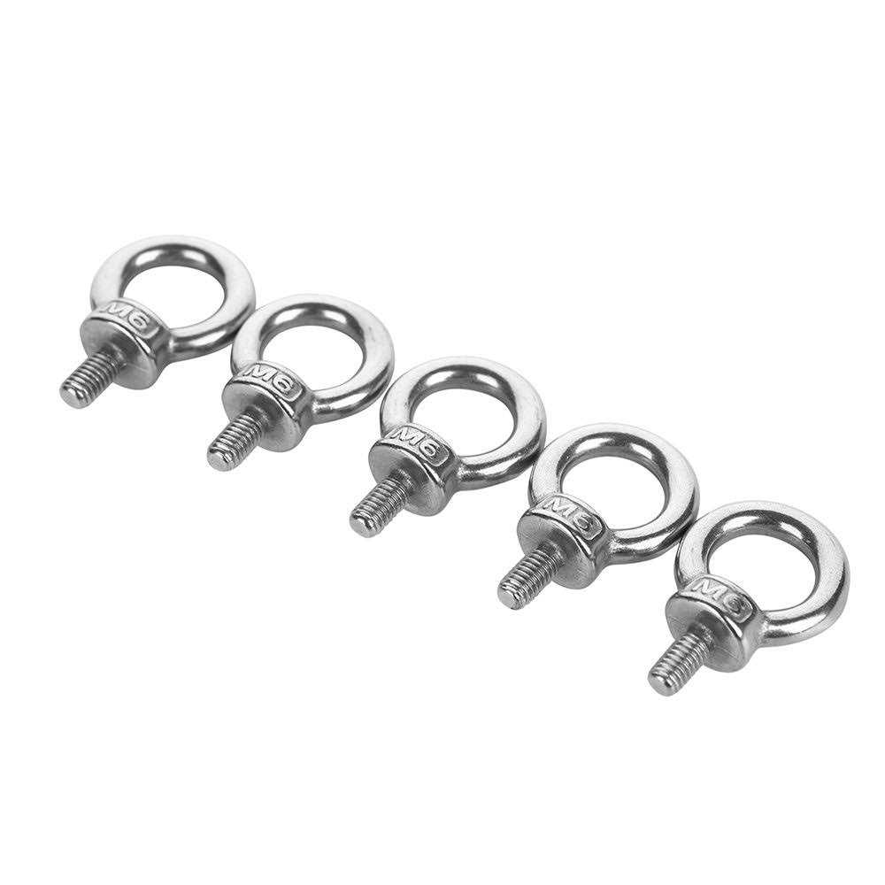 Eowpower 5Pcs Male Thread Machinery Shoulder Lifting Ring Eye Bolt - MT - Mrs Treak