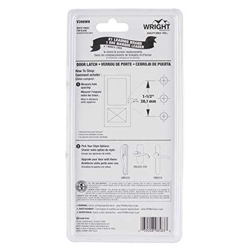 Wright Products Pull Handle Latch White Vil333wh - MT - Mrs Treak