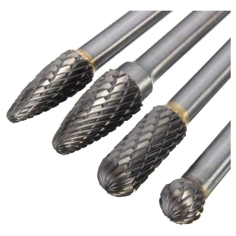 Wolfride 4pcs Flush Trim Router Bit Set 1/4 Inch Shank Top Bearing Flush Trim Router Bit - MT - Mrs Treak