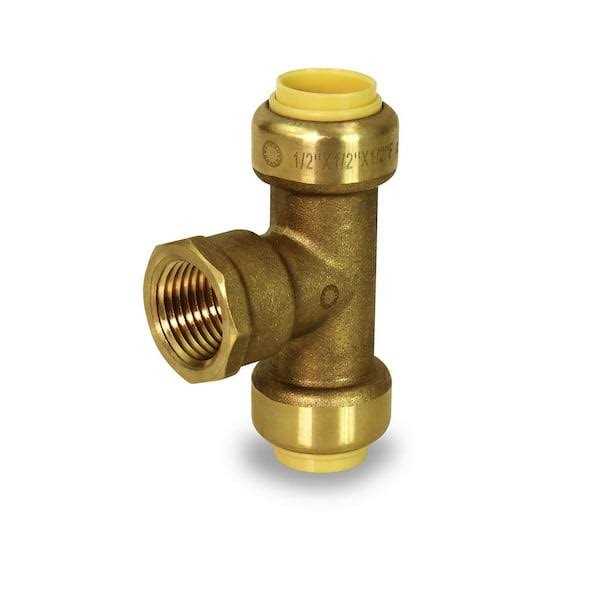 The Plumber’s Choice Premium Brass Full Port Ball Valve with 1/2 in. Compression Connections - MT - Mrs Treak