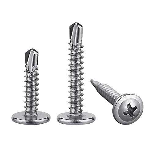 Wensilon Phillips Truss Head Wood Screws Stainless Steel 410 Quick Metal Self Tapping - MT - Mrs Treak