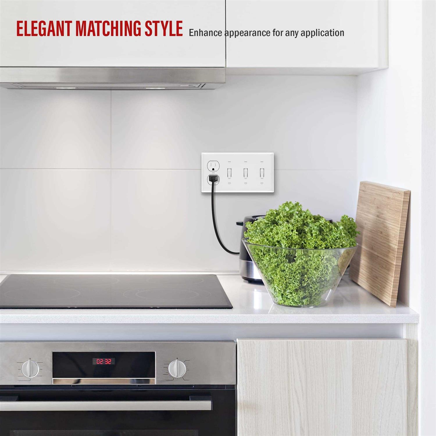 Enerlites 975501-C Screw Cap Floor Box Cover 4 Diameter - MT - Mrs Treak