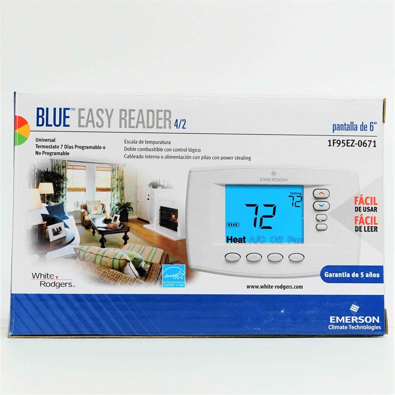 White-Rodgers 1F95-1277 Big Touchscreen Programmable Thermostat - MT - Mrs Treak