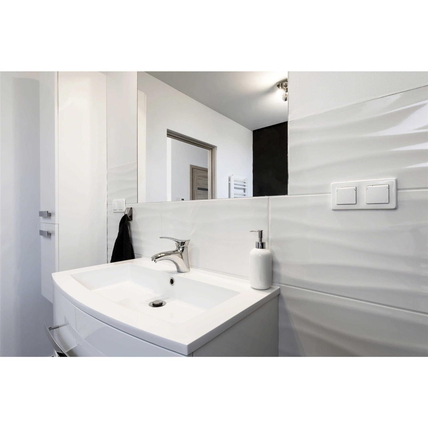 MSI Dove Gray Arabesque 10-1/2 in. x 15-1/2 in. x 8 mm Glazed Ceramic Mesh-Mounted Mosaic Wall Tile - MT - Mrs Treak