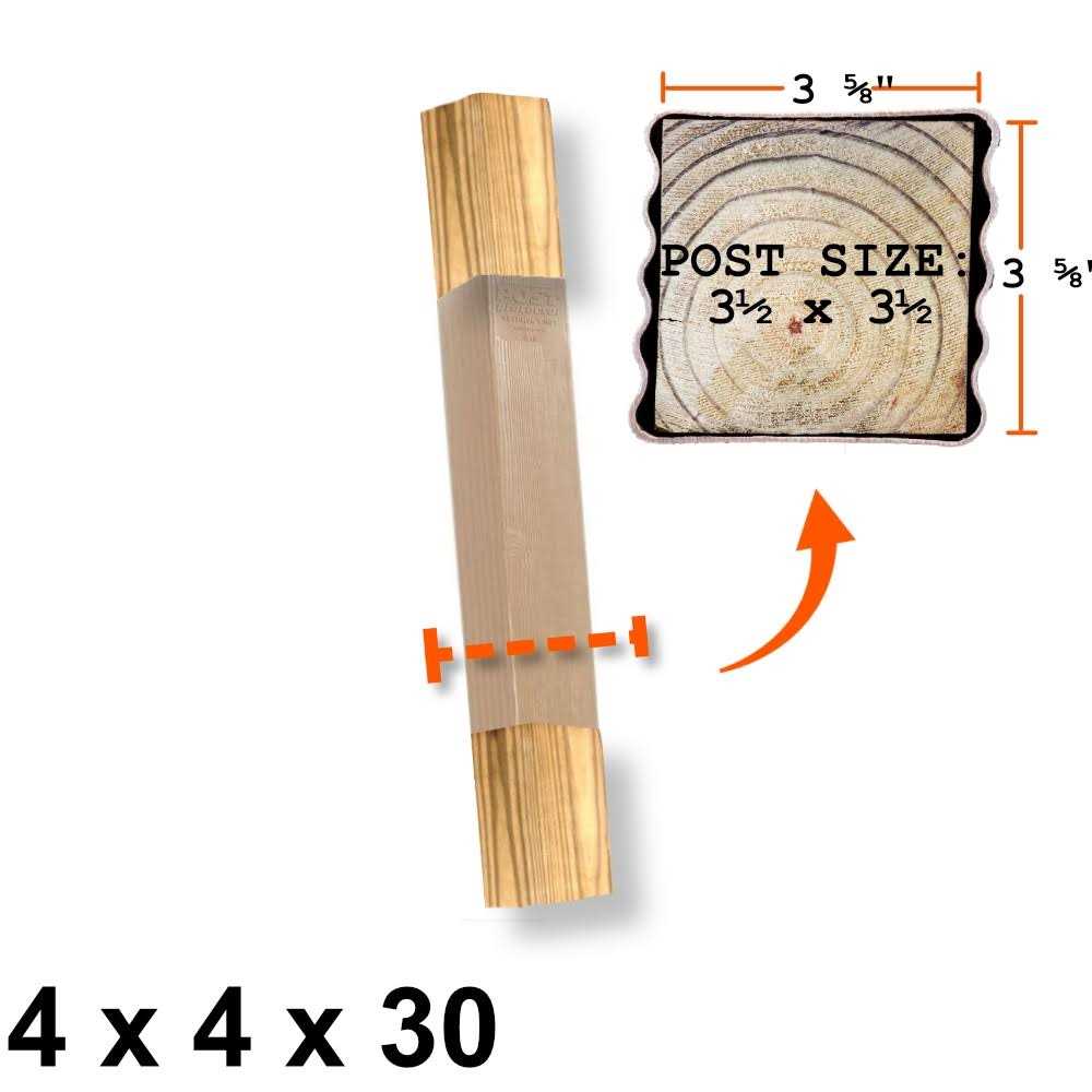 Post Protector 30 in. in-Ground Fence Post Decay Protection - MT - Mrs Treak